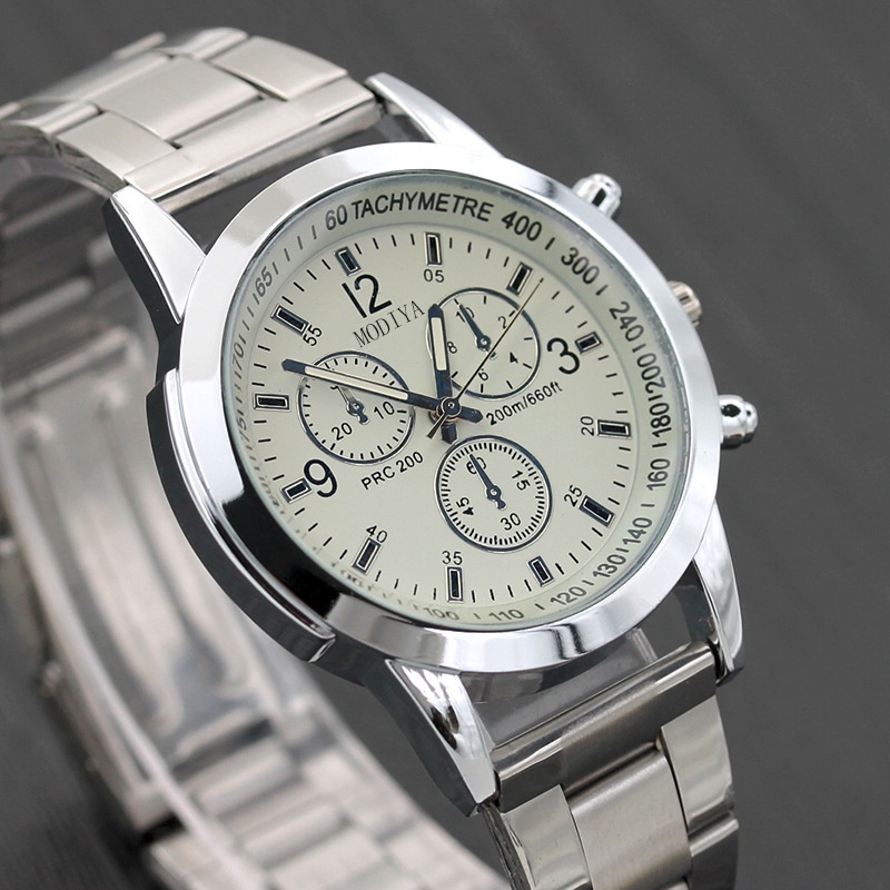 Jam Tangan Pria A0108 Bisnis Quartz Baja || Jam Tangan Pria A0108 Baja Enam Jarum Murah