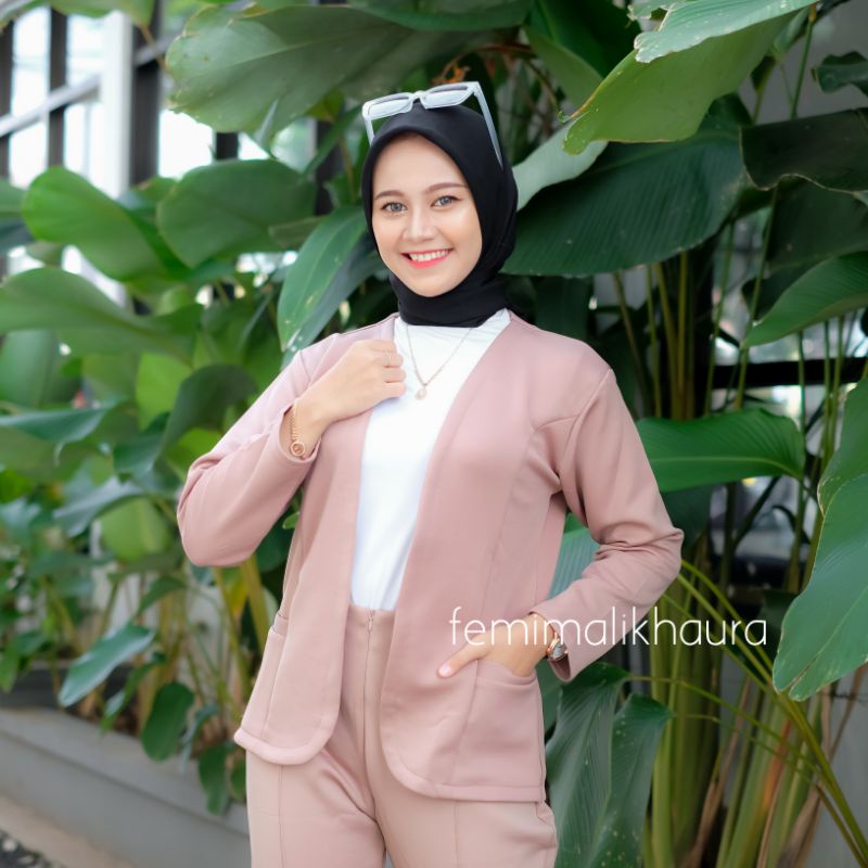 BLEZER NABILA SCUBA PREMIUM