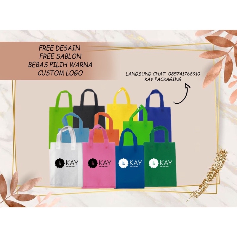 

TAS SPUNBOND TENTENG / TALI / FREE SABLON / CUSTOM SABLON