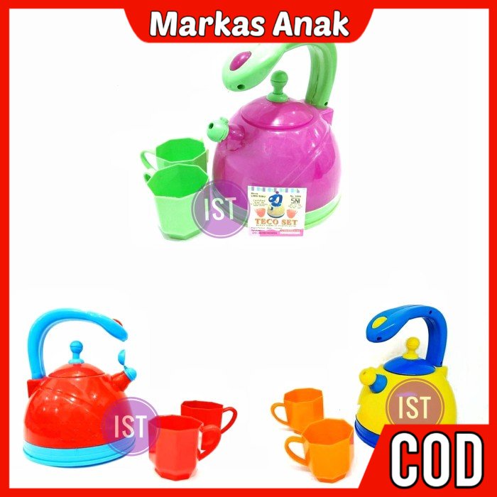 Mainan Anak Anak Umur 3 4 5 6 7 Tahun Hadiah Anak Teko Set No. 5006 Murah