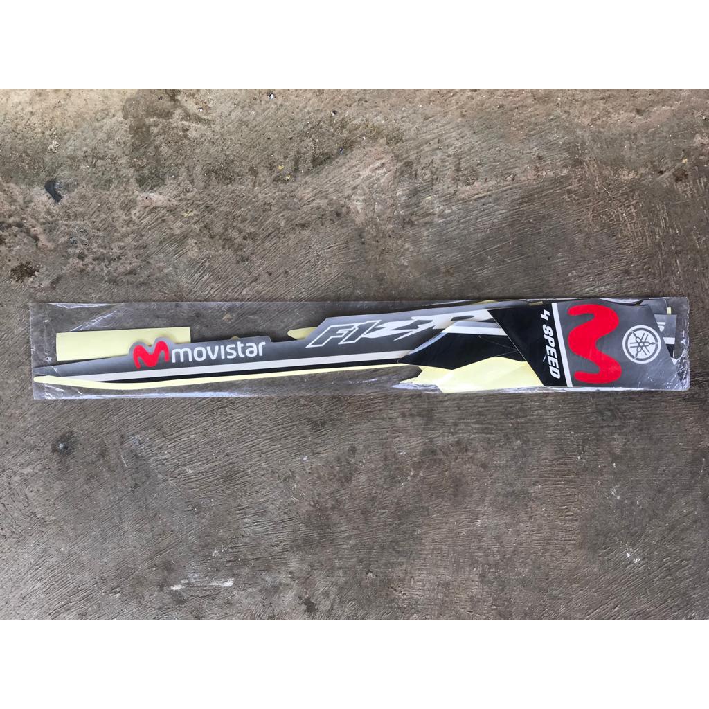 STRIPING FIZ R MOVISTAR ABU-ABU HITAM