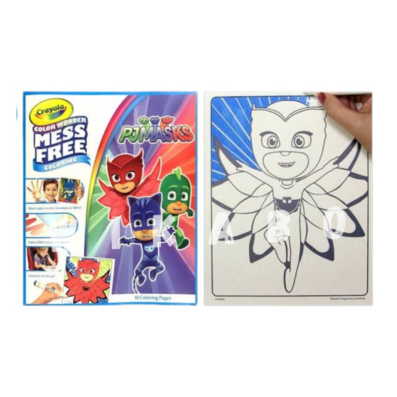 

Crayola Color Wonder PJ Mask Coloring, Mess Free
