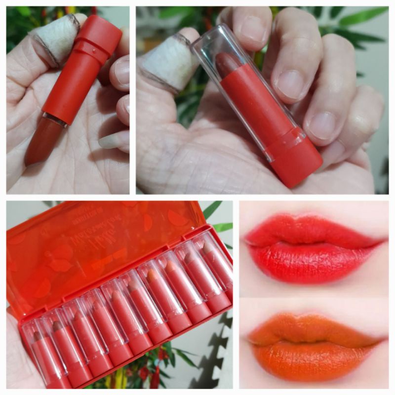 Lipstik Matte Lipstick Pemerah Bibir Gincu Make Up Makeup Kosmetik Bibir