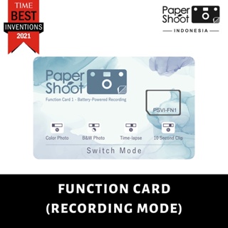 Function Card (Recording Mode) - Paper Shoot Camera