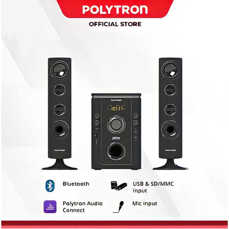 Polytron Speaker Active Bluetooth Radio PMA 9526 GARANSI