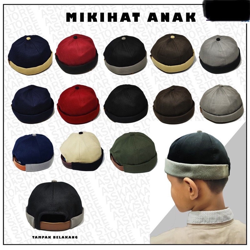 Peci Topi Mikihat Anak Anak / Peci Mikihat Anak / Topi Mikihat Anak / Peci UAS Anak / Mikihat Anak