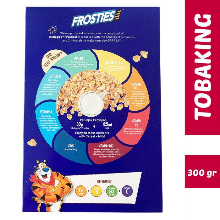 

Maknyuss1 Kellogs Frosties Kelloggs Sereal Jagung 300 Gr