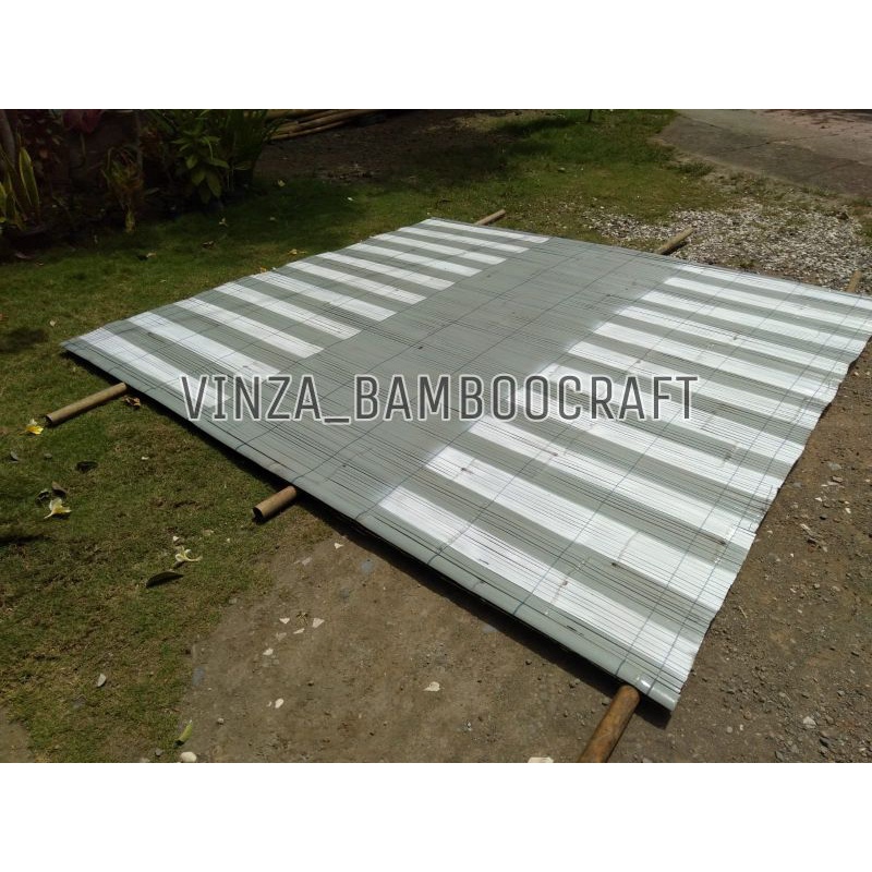 Tirai bambu Krey/krei/kerai motif minimalis 1-2.5 meter