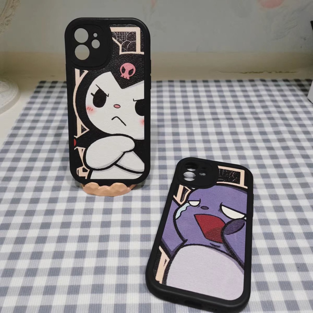 Ins Kuromi Case Bahan Kulit TPU Untuk iPhone 14 14pro 14Plus 14prm 13 13pro 13pro 11 7Plus 8Plus Xr XS 12pro Max