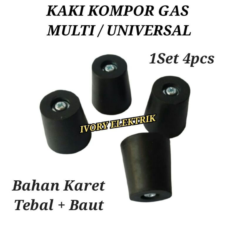 KAKI KARET KOMPOR GAS UMUM MULTI UNIVERSAL / DUDUKAN KAKI KARET KOMPOR GAS