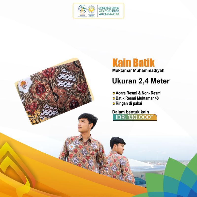 Jual Kain Batik Muhammadiyah Seragam Muktamar Shopee Indonesia