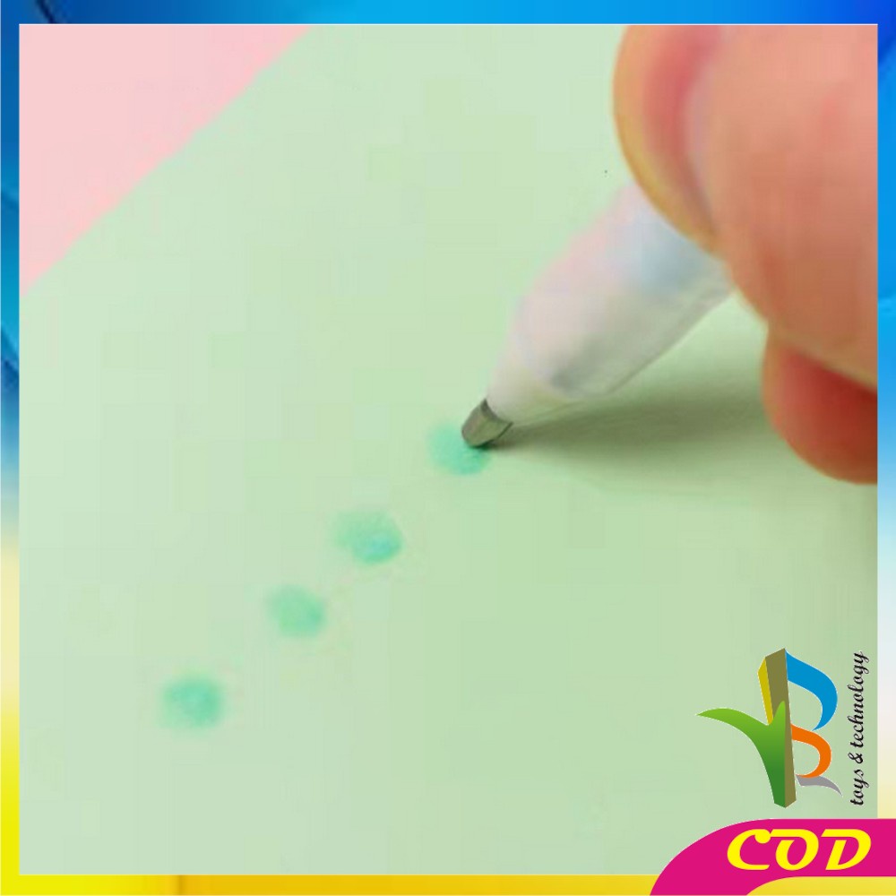 RB-A41 Pena Lem Pulpen Mekanik Ballpoint Motif Kartun / Pulpen Lem Stik Cepat Kering Warna Permen DIY Stationery Pelajar