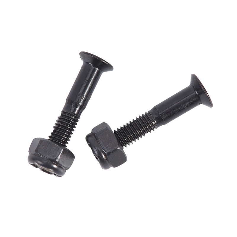 【25/28/30mm 8pcs/set】Sekrup Skateboard/Nuts Skateboard/Baut Skateboard/Bolts Skateboard