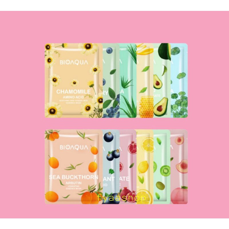 Masker Wajah Bioaqua Sheet Mask Bpom