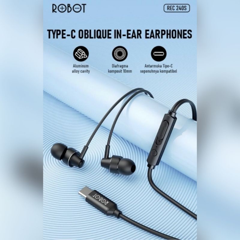Robot REC240S Type-C Earphones