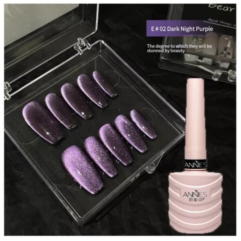 FS_SHOOP - ANNIES Lem Seni Kuku Mata Elf Ramping Cat Kuku Flash Spar Gel Mata Kucing Temperamen Popu