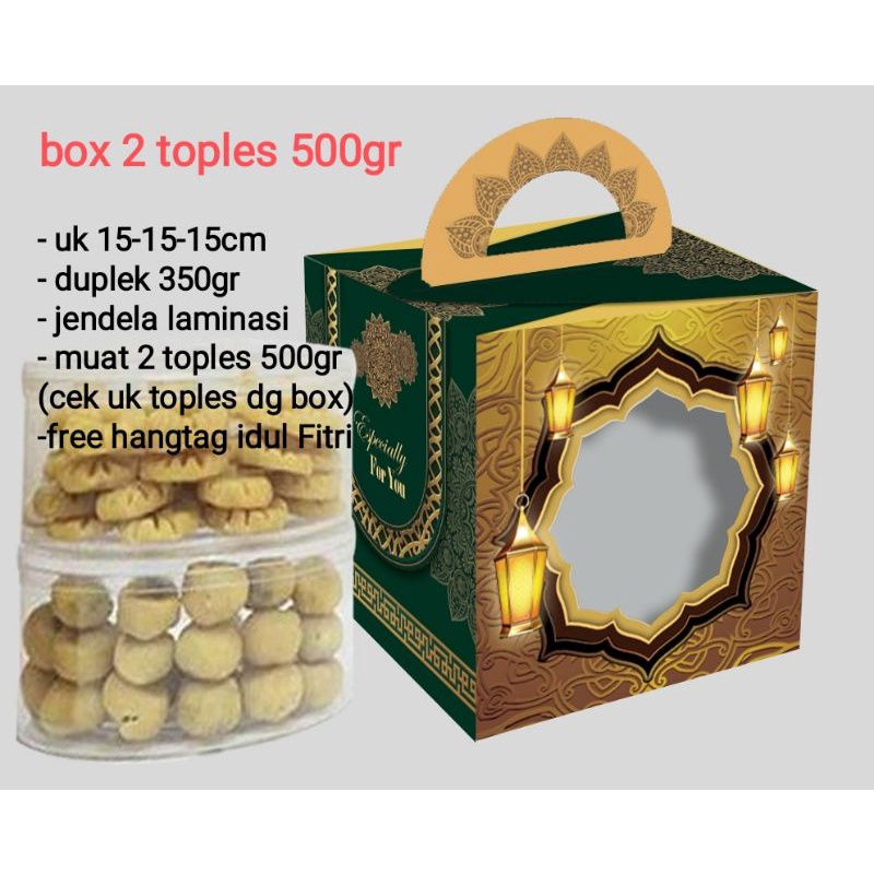

Ecer Box untuk 2 toples 500 gr
