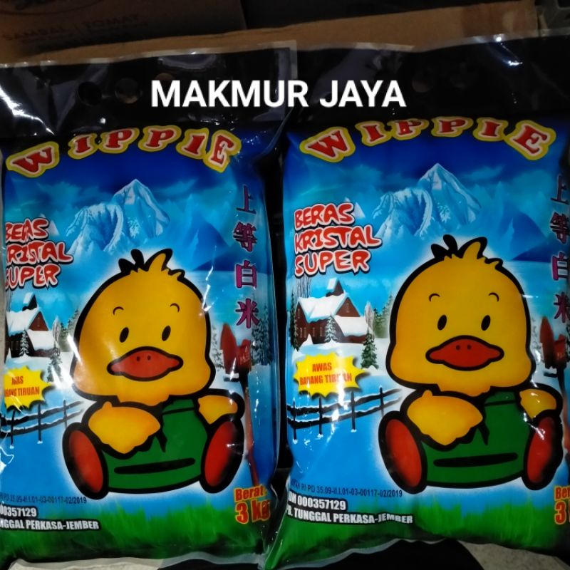 

BERAS PREMIUM WIPPIE 3kg