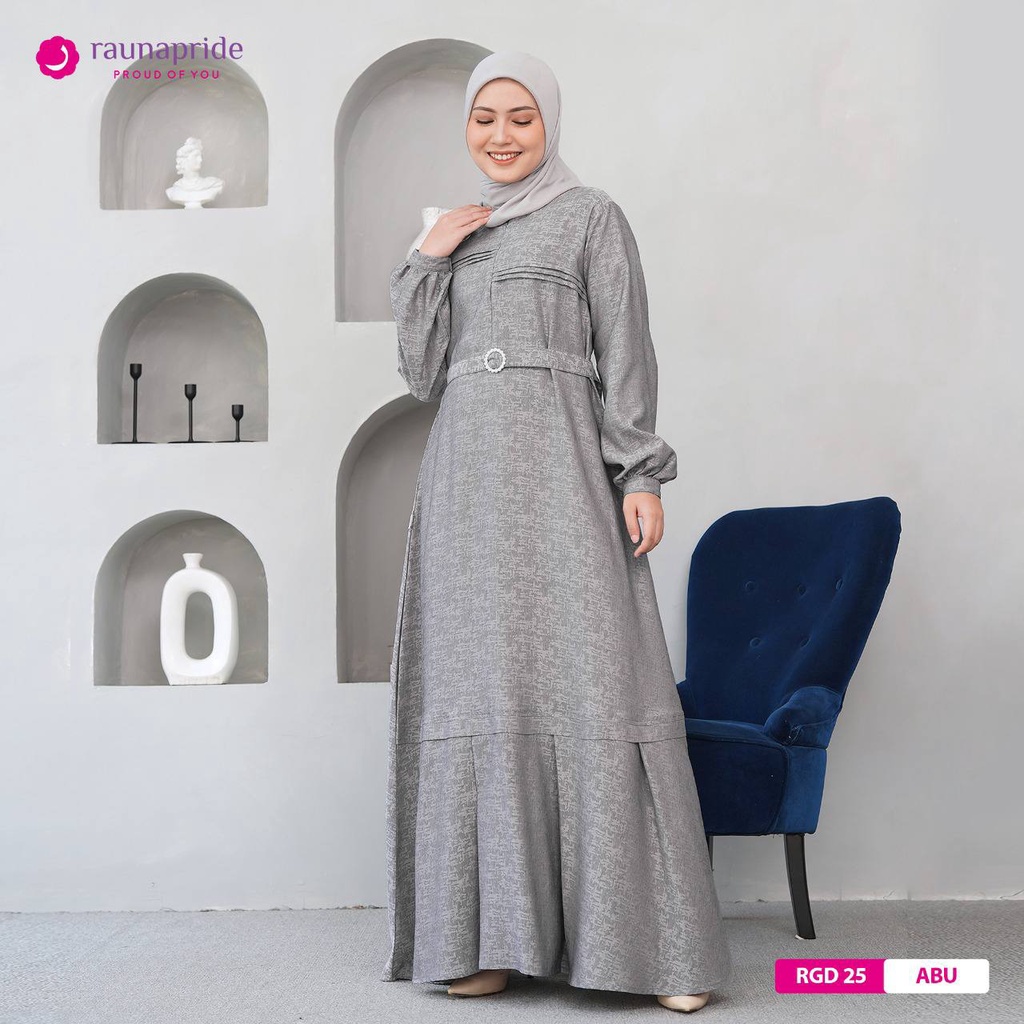 Baju Gamis Wanita  Dewasa / Rauna GD-25 / Fashion Muslim