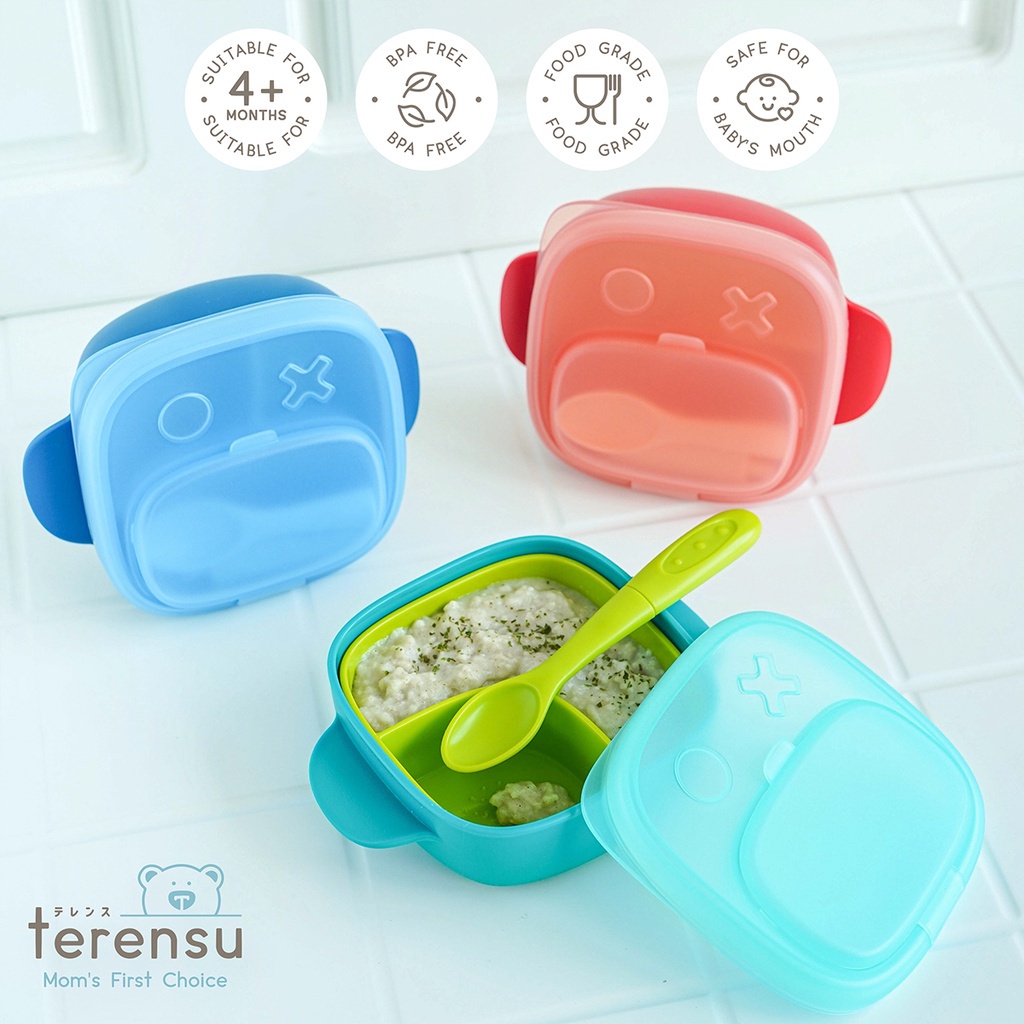 TERENSU Plastic Sealed Food Bowl