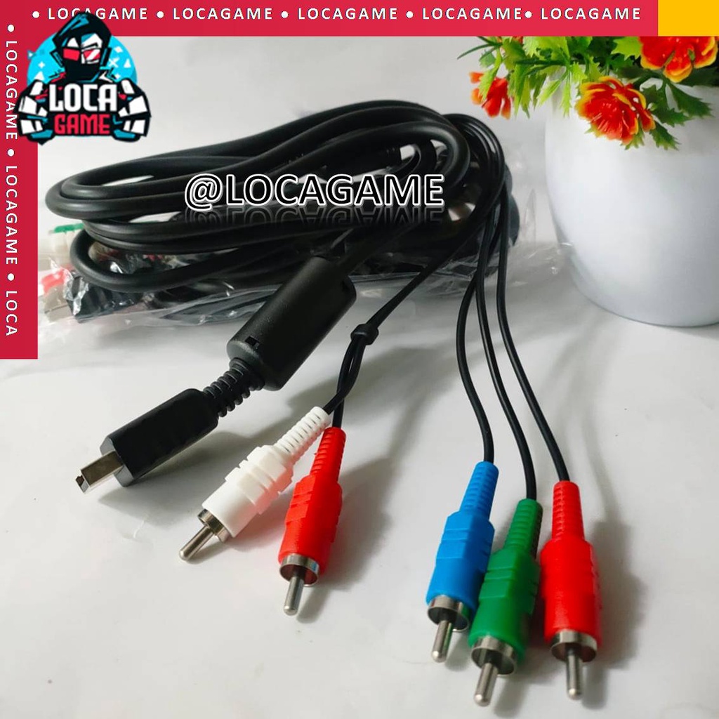 KABEL KOMPONEN | CABLE COMPONENET AV Playstation PS2 PS3