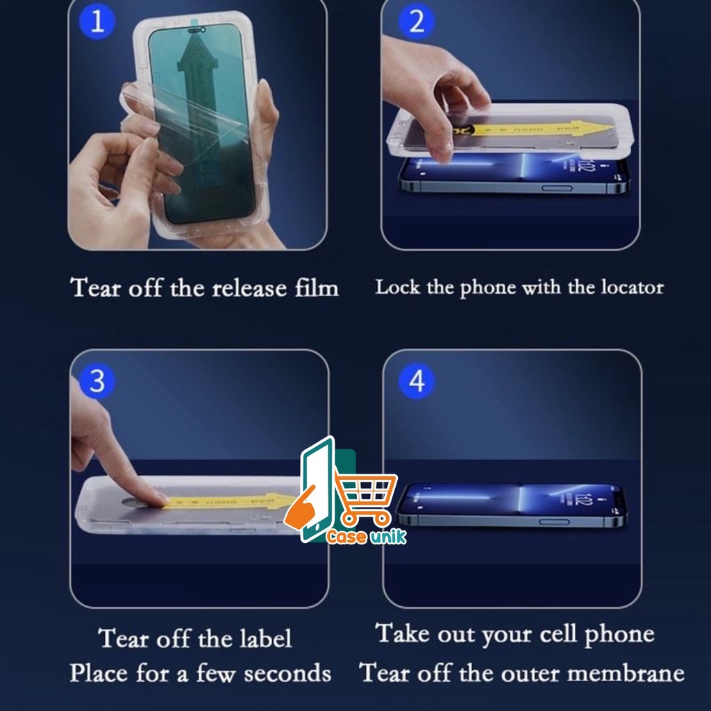 TEMPERED GLASS SUPERFIT IPHONE X XR XS MAX 11 PRO MAX 12 MINI PRO MAX 13 MINI PRO MAX 14 PRO MAX 14 IPHONE 15 15+ 15 PRO 15 PROMAX PLUS SPY PRIVACY &amp; CLEAR BENING PEMASANGAN SANGAT GAMPANG CLEAR SPY CS4980