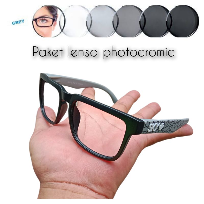Kacamata sky pria photocromic GRATIS LENSA MINUS