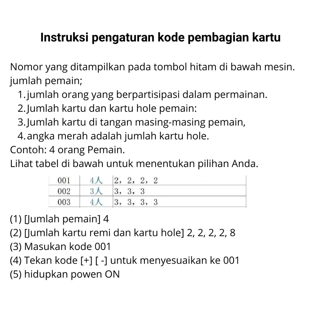 Mesin Pembagi Kartu Remi Automatic Card Dealing Shuffler Machine