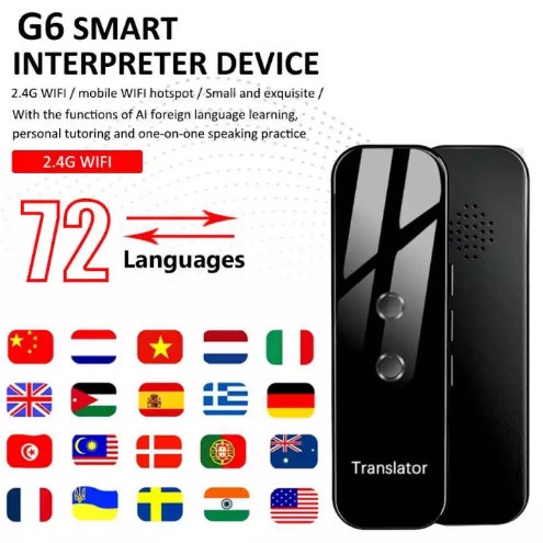 

Alat Penerjemah Bahasa Portable G6 Smart Portable Audio Translator