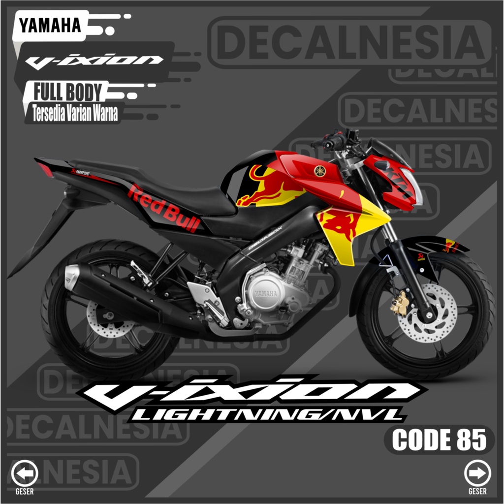Sticker Decal Vixion NVL Lightning New Full Body Stiker 2012 2013 2014 2015 Motor Variasi Modifikasi
