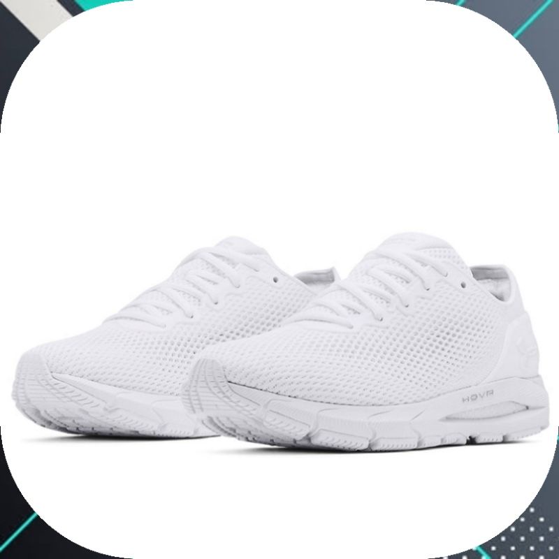 SEPATU ORIGINAL Under Armour UA HOVR Sonic 4 Running Shoes / Triple White (3023543-109)