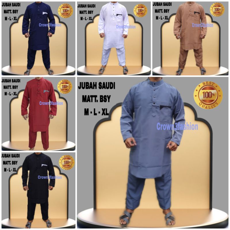 Jubah Saudi dan Setelan Koko Kurta Viral *Bisa COD √