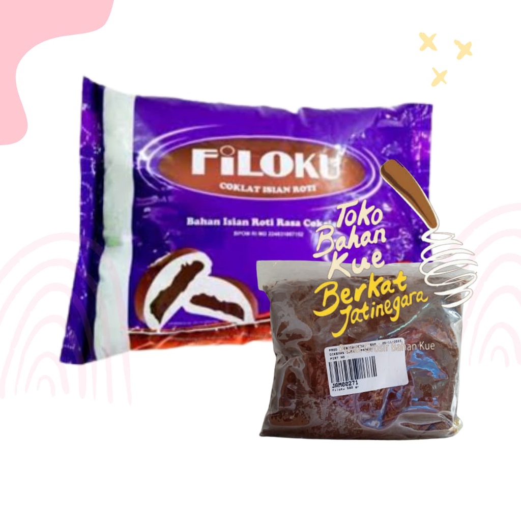 

SELAI COKLAT FILOKU REPACK 500 GR / ISIAN DONAT