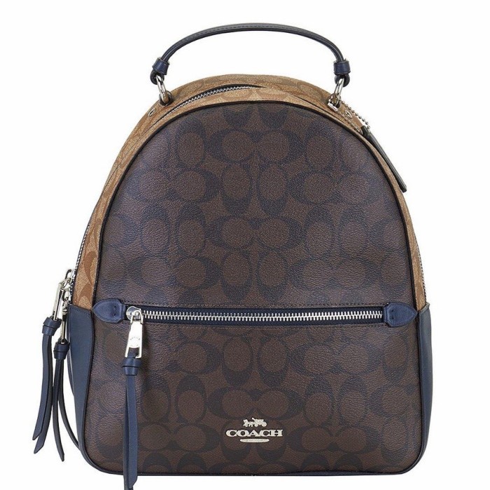 Backpack Coach Jordy Jacquard Blocked In Signature Women Fashion