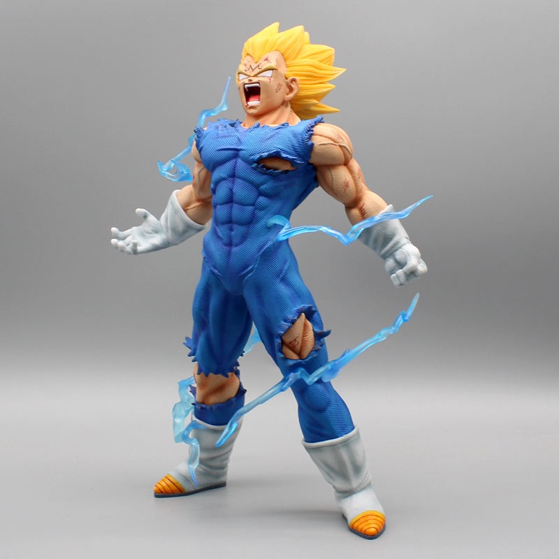 Mainan Action Figure Model Anime Dragon Ball Z Majin Vegeta Bahan PVC Ukuran 27cm