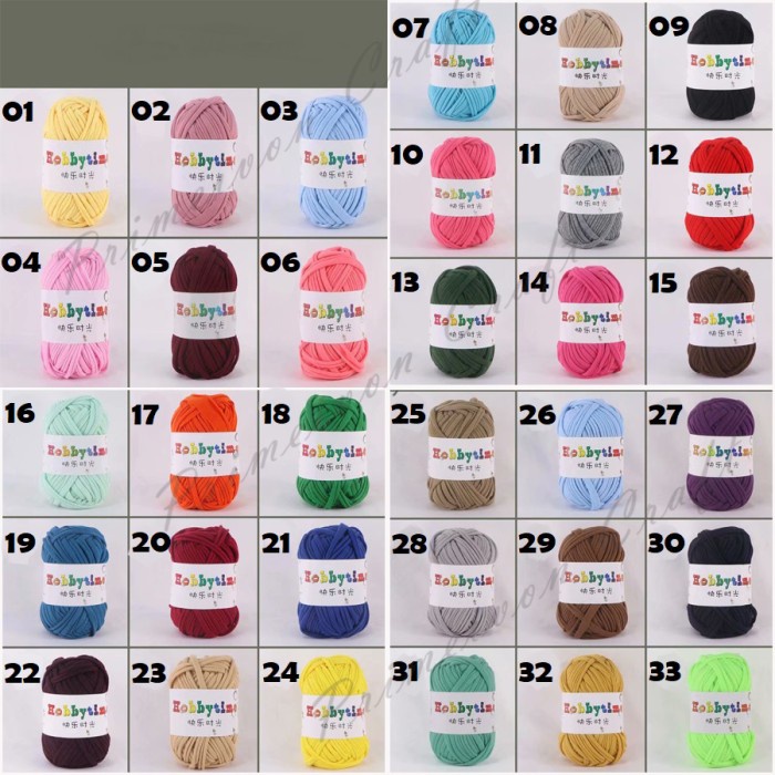 Kain Tyarn/ Benang Rajut Kaos New