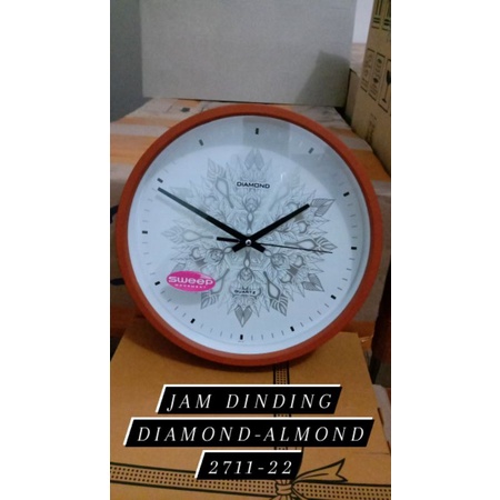 jam dinding diamond