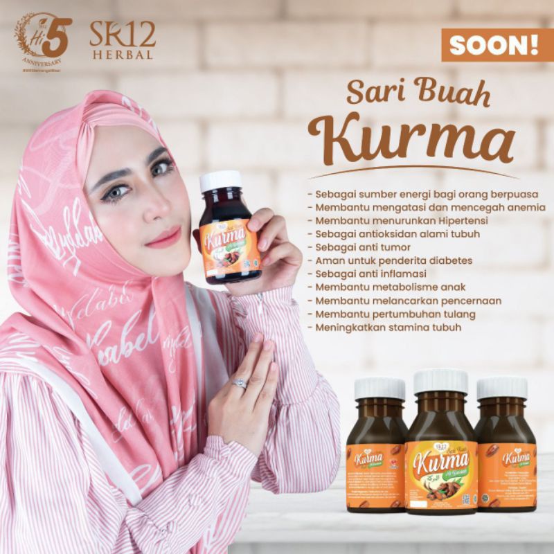 

sari buah KURMA SR12 meningkatkan stamina, hemoglobin darah