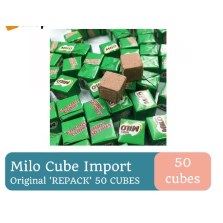 

MILO CUBE / IMPORT / CEMILAN COKLAT MILO / 50 PCS