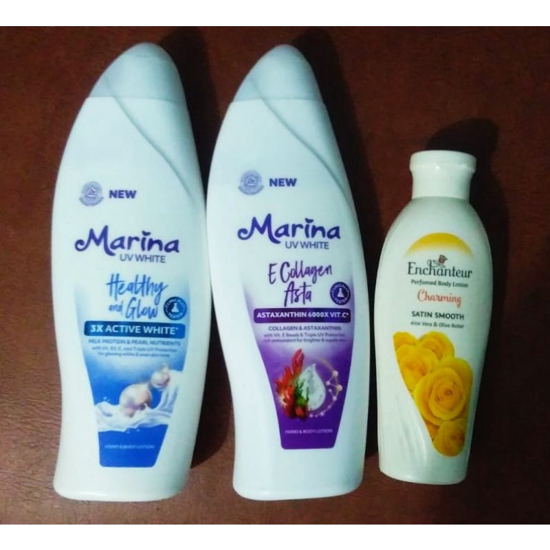 Jual Marina Hand & Body Lotion Healthy and Glow E Collagen Asta 460 ml