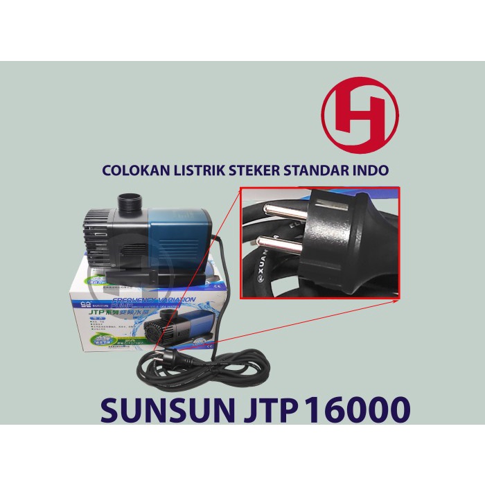 ORIGINAL SUNSUN JTP 16000 POMPA SIRKULASI AQUARIUM DAN KOLAM