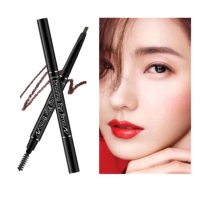 Lameila Pensil Alis Putar Kepala Ganda Anti Air / Lameila Eye Brow Pencil / Eyebrow