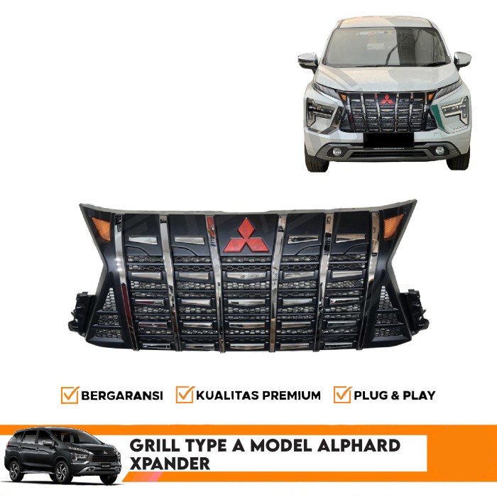 Grill Mobil Xpander Model Alphard 2022 Type A Mewah