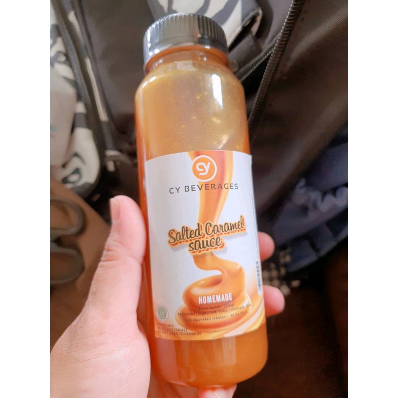

Cy Beverages Salted Caramel Sauce 350 gr | Saus Karamel