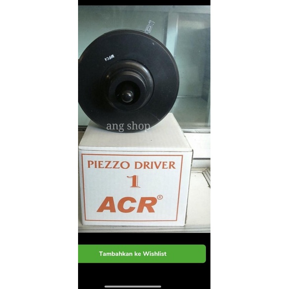 Driver Tweeter 300W ACR Piezo Driver 1 Driver Horn Tweeter