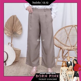 Image of HAICLO London Highwaist Kulot Palette 1, Kulot Basic pants Celana Wanita Fit to S-XXL