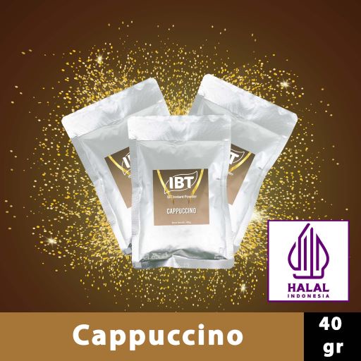 

Bahan Minuman Serbuk Bubuk Rasa Cappuccino IBT Instant Powder Sachet