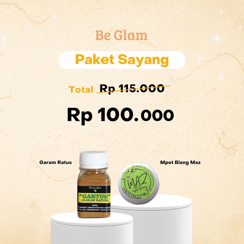 PAKET SAYANG [CANTIK LUAR DALAM]