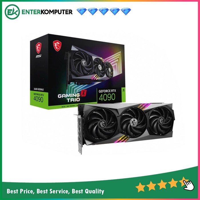 MSI GeForce RTX 4090 24GB GDDR6X - Gaming X TRIO 24G