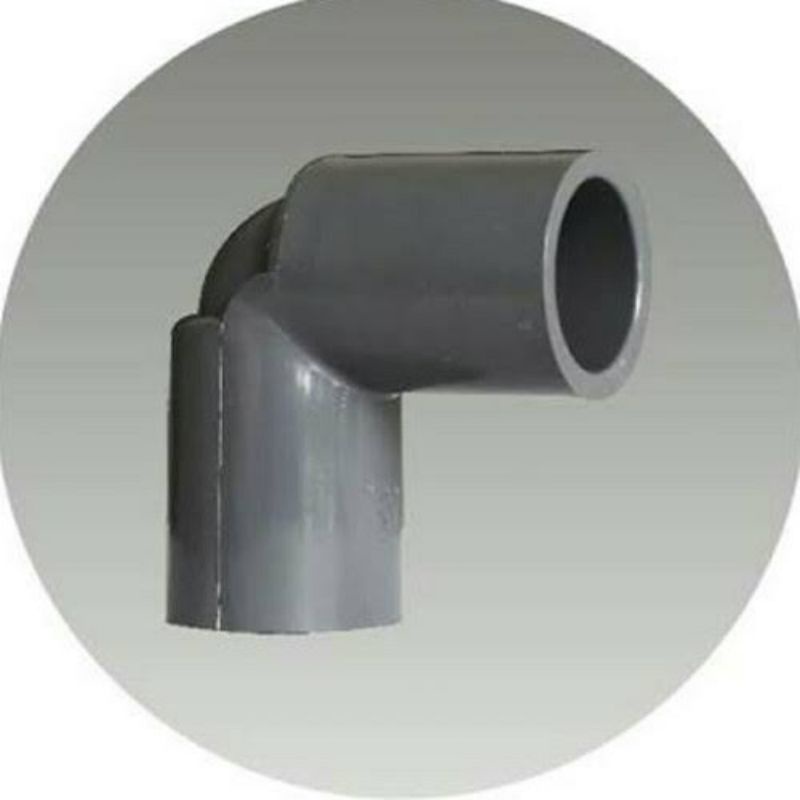 Keni Rucika 1/2" 3/4" 1" 1,25" 1,5" Inch PVC / Knee / Elbow / Knie / L Fitting Sambungan Pipa / Plas